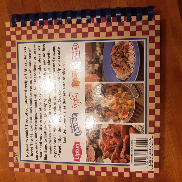 4 Ingredient Cookbook Fast and Easy Recipes - Picture 4 of 4